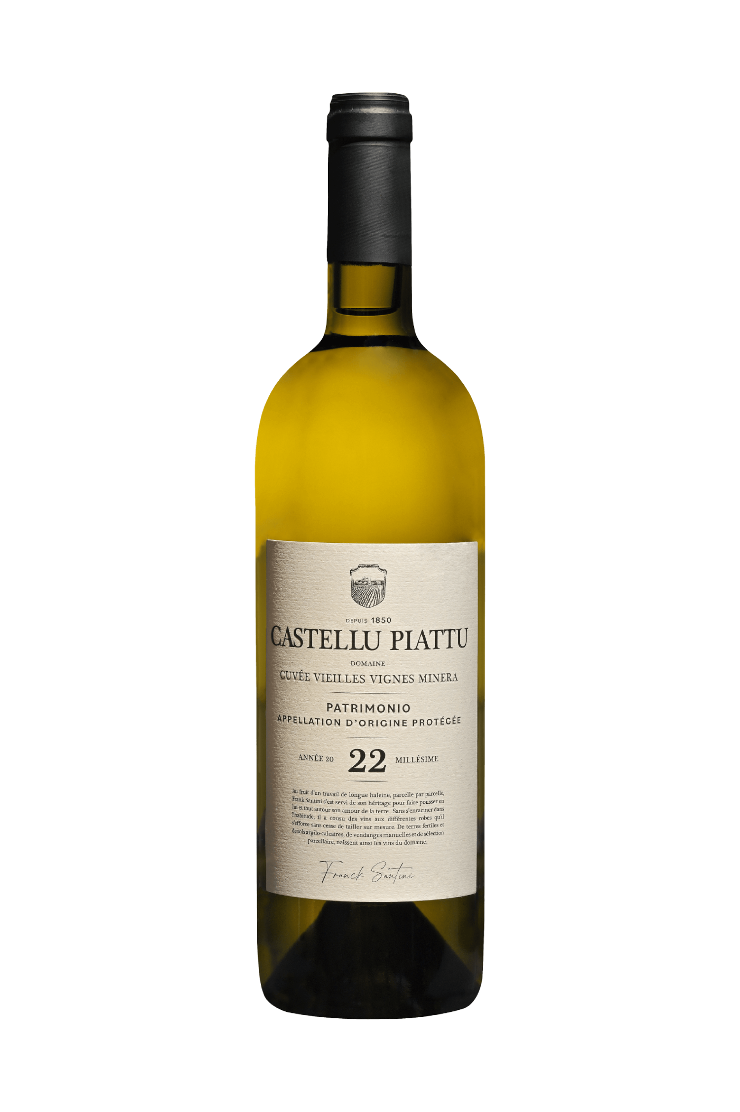 Vin blanc cuvée Minera | Clos Santini & Castellu Piattu