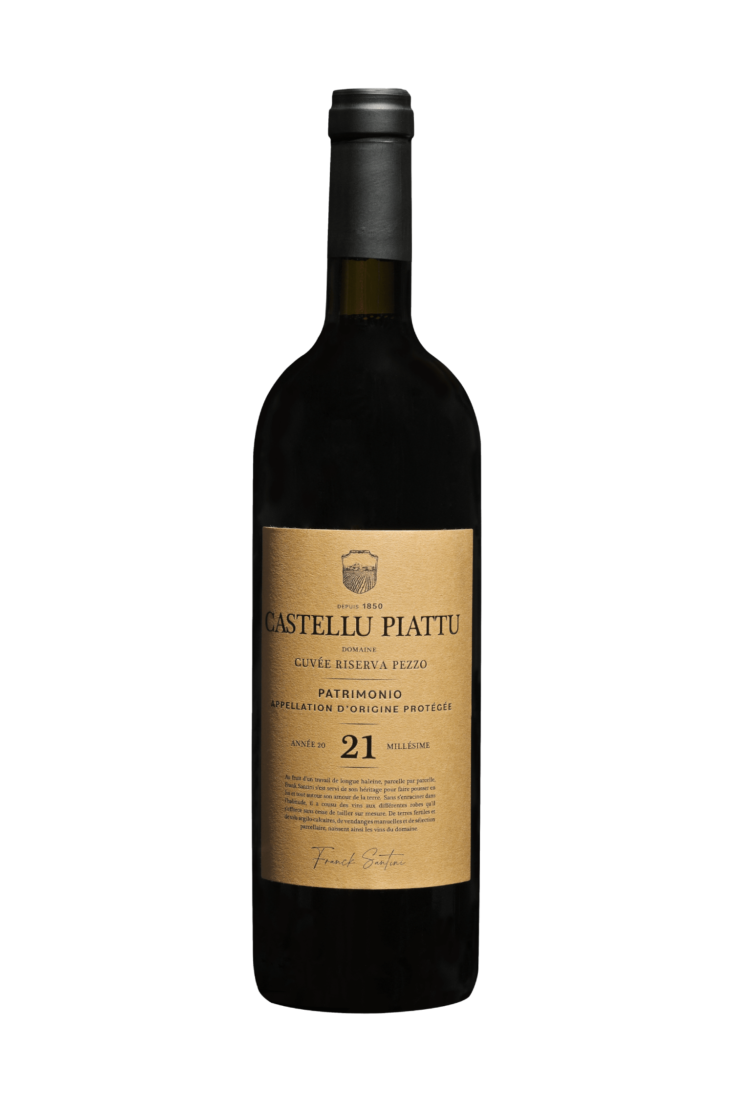 Vin rouge cuvée Pezzu | Clos Santini & Castellu Piattu