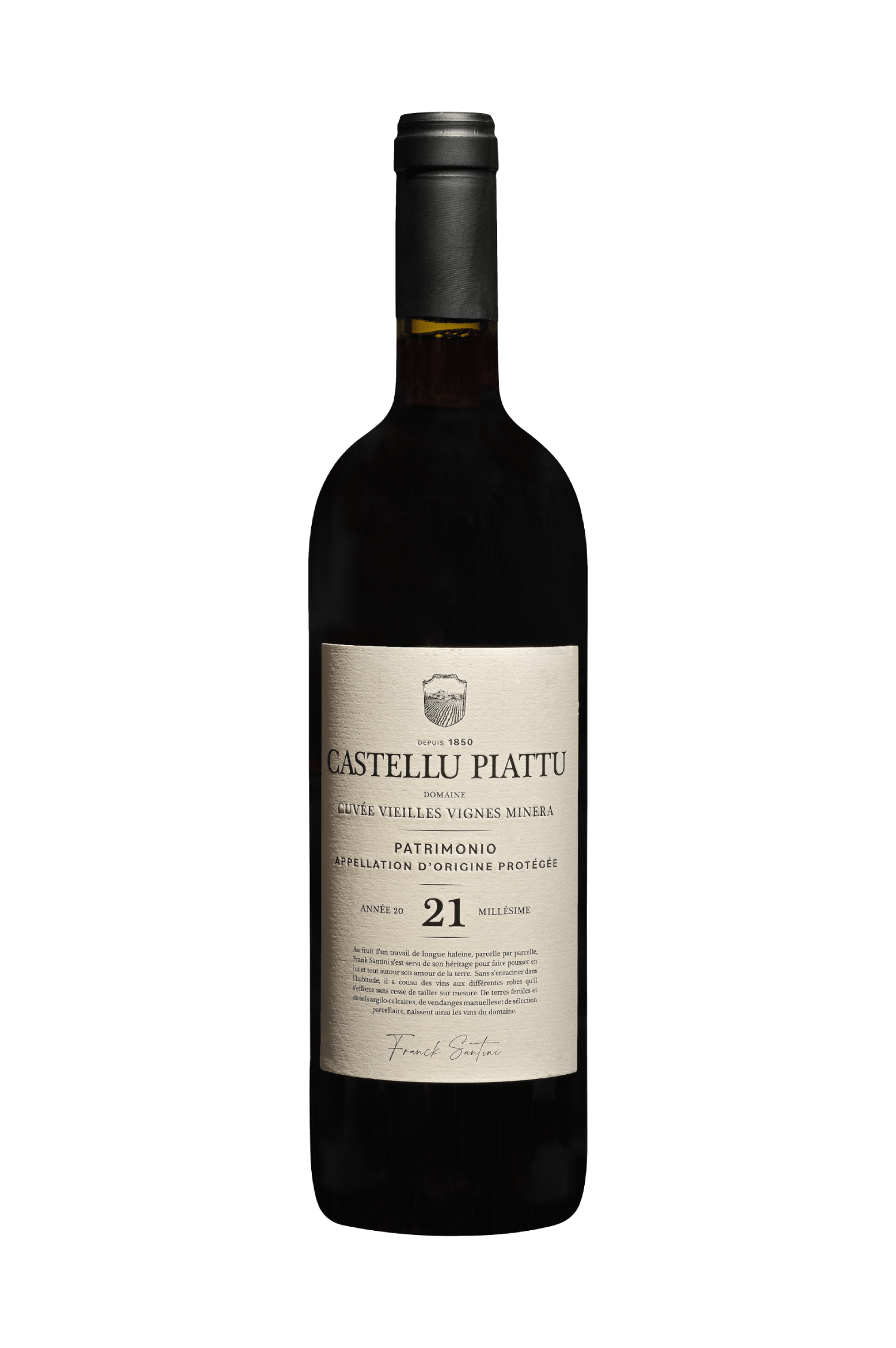 Vin rouge cuvée Minera | Clos Santini & Castellu Piattu